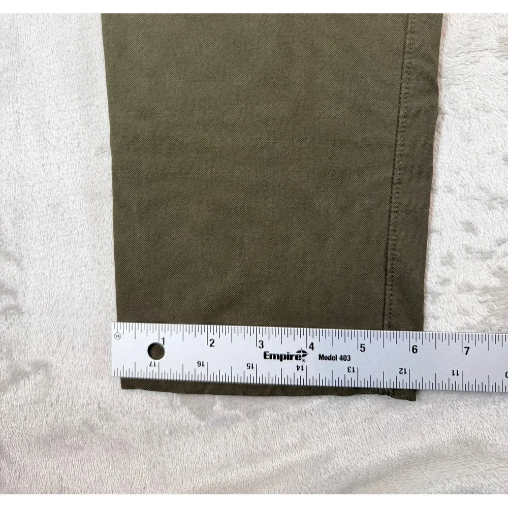 Lululemon Mens ABC Slim-Fit Trouser‎ Stretch Cotton VersaTwill Dark Olive 31x33